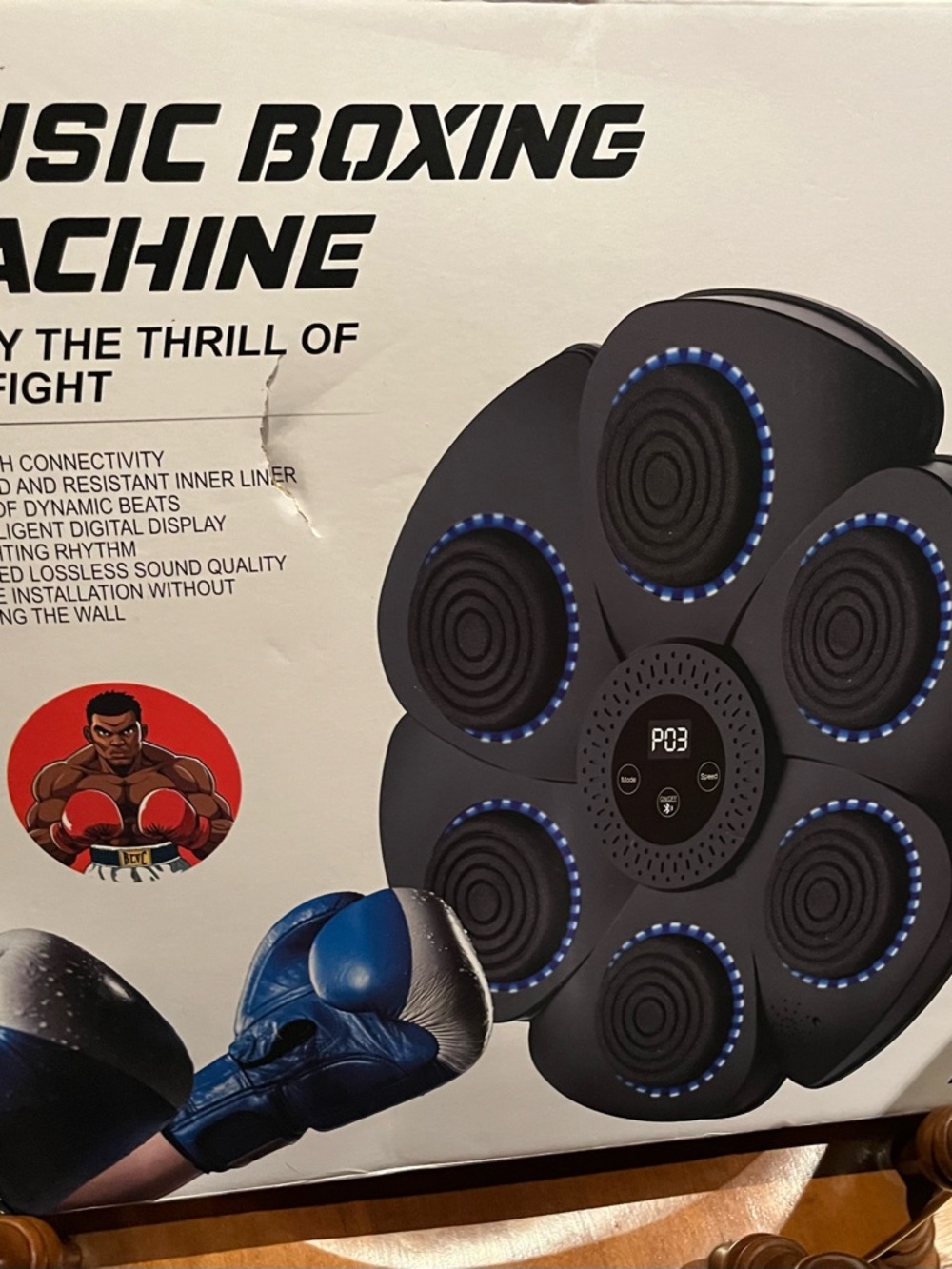 Electronic Music Boxing Machine . Brand new. Never used.